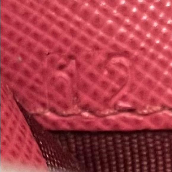 Prada Saffiano Leather Fiocco Bow Peonia Wallet - Picture 13 of 13